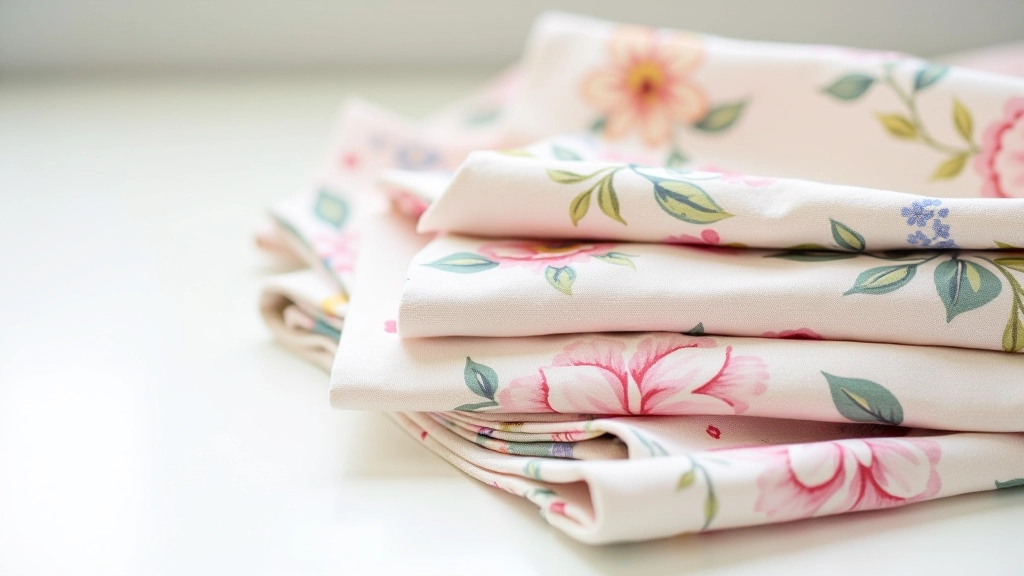 Folded Liberty print and Laura Ashley fabric samples displayed together
